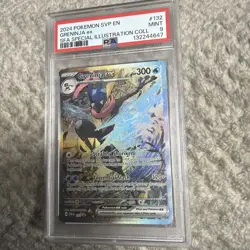 Pokemon TCG Greninja EX 132 Black Star Promo Holo Card Sv: Shrouded Fable PSA 9 - Image 1