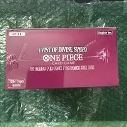 One Piece TCG: A Fist of Divine Speed Booster Box (OP-11) Sealed NEW - Image 3
