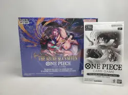 ONE PIECE THE AZURE SEA'S SEVEN BOOSTER BOX OP14 ENGLISH Sealed w/ Dash Pack - Image 1