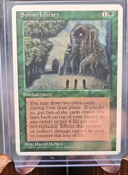 Sylvan Library Core Set 4th Edition MTG Regular Lightly Played - Image 3