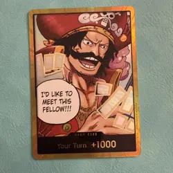 One Piece Card Don Card Gol D. Roger Gold ENGLISH OP13 Carrying on His Will - Image 1