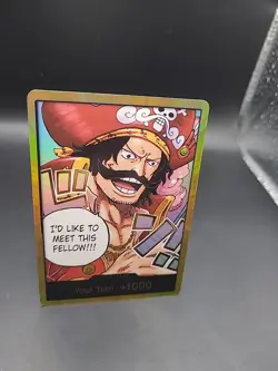 One Piece Card Don Card Gol D. Roger Gold ENGLISH OP13 Carrying on His Will - Image 2