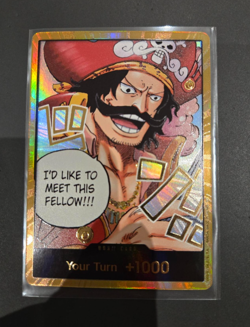 One Piece Card Don!! Gol D. Roger Gold ENGLISH OP13 Carrying on His Will TCG CCG - Image 1