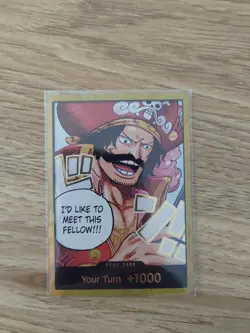 One Piece Card Don Card Gol D. Roger Gold ENGLISH OP13 Carrying on His Will - Image 1