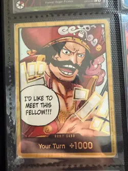 One Piece Card Don Card Gol D. Roger Gold English OP13 Carrying on His Will 2025 - Image 1