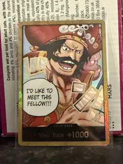 One Piece Card Don Card Gol D. Roger Gold ENGLISH OP13 Carrying on His Will - Image 1