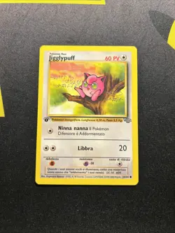 1ST EDITION Jigglypuff 54/64 Italian NM -Vintage Pokemon Card- Jungle Set (7q) - Image 1