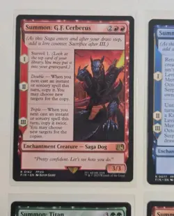 MTG Final Fantasy Rare 9 Card Lot Summon/Land NM Never Played Z5 - Image 2