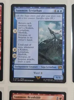 MTG Final Fantasy Rare 9 Card Lot Summon/Land NM Never Played Z5 - Image 3