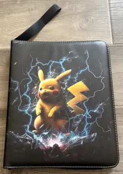 Pikachu Pokemon Trading Card Binder 9 Pockets Per Page 50 Pages New - Image 1