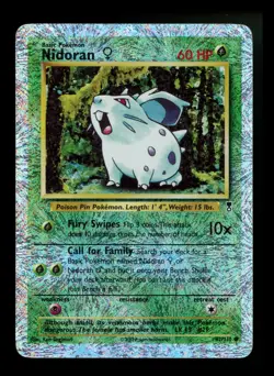 #3 Nidoran 82/110 Legendary Collection 2002 Reverse Holo Pokemon Card TCG - Image 1