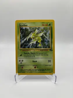 Pokemon TCG Scyther Jungle Non Holo Rare Card 26/64 - Image 1