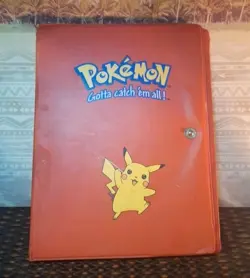 1999 Pokemon Red Pikachu Binder with 32 Card Protector Sleeves (Holds 256 Cards) - Image 3