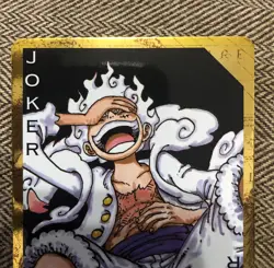 One Piece Golden Playing Cards Monkey.D.Luffy Gear5 2024 Set of 2 Jokers - Image 5