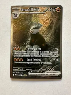 Pokemon Excadrill EX Black Bolt TCG Card 168/086 Sir NM Condition!! - Image 1