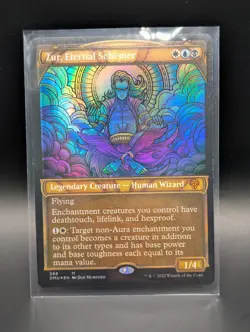 MTG - Zur, Eterna Schemer - TEXTURED FOIL - Legendary Creature - DMU #368 - NM - Image 1