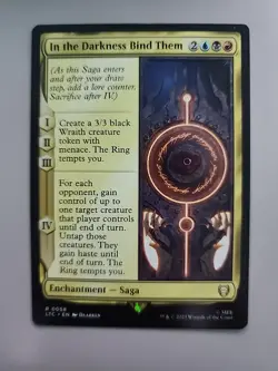 MTG In the Darkness Bind Them Tales of Middle-earth Commander 0058 Regular Rare - Image 1