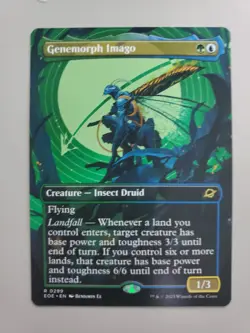 MTG Genemorph Imago Edge of Eternities Borderless Rare - Image 1