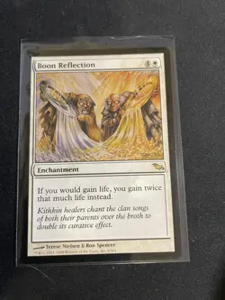 Mtg X1 Boon Reflection Mirrodin Magic The Gathering - Image 1