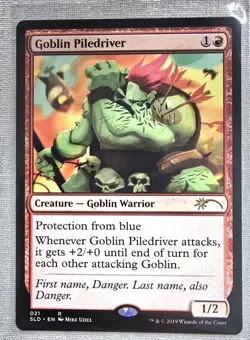 Goblin Piledriver #21 REGULAR MTG Secret Lair Goblin & Squabblin' - Image 1