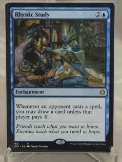 Magic: The Gathering Rhystic Study Enchantment Rare Jumpstart 2022 Regular - Image 1