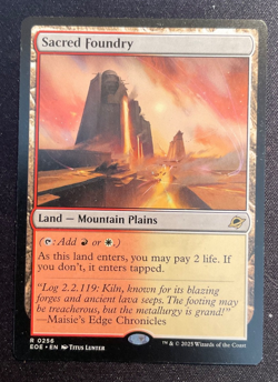 MTG Sacred Foundry — Edge of Eternities Regular NM - Image 1