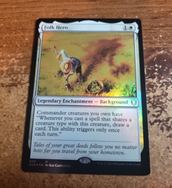 Folk Hero FOIL - Commander Legends: Battle for Baldur's Gate CLB - Near Mint - Image 1