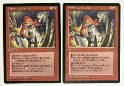 Primitive Justice (2) Alliances NM MTG Magic the Gathering - Image 1