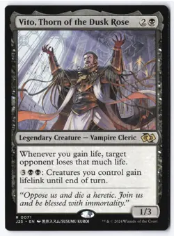 Vito, Thorn of the Dusk Rose (Anime) R Foundations Jumpstart 71 NM - Image 1
