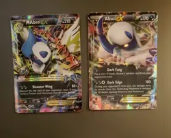 2015 Dual Absol EX And Mega Absol EX pack XY62 And XY63 Pokemon Set - Image 1