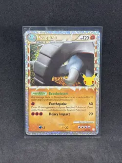 Donphan Prime 2021 Pokemon Celebrations: Classic Collection 107/123 NM MINT - Image 1