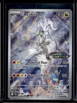 2025 Pokemon SV Journey Together JTG EN N's Reshiram Promo Cards #167/159 - Image 1