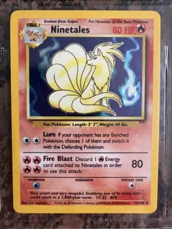 Pokemon Cards Holo Lot Base Set - Ninetales Hitmonchan Pikachu - NM/High-End LP - Image 3