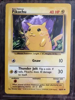 Pokemon Cards Holo Lot Base Set - Ninetales Hitmonchan Pikachu - NM/High-End LP - Image 4