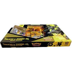 Pokemon TCG Pikachu & Zekrom-GX Premium Collection Box Sealed 10 Packs TAG TEAM - Image 3
