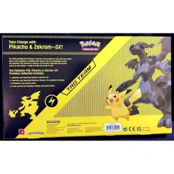 Pokemon TCG Pikachu & Zekrom-GX Premium Collection Box Sealed 10 Packs TAG TEAM - Image 5
