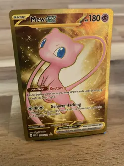 Pokemon TCG Mew EX 205/165 Scarlet & Violet 151 Holo Hyper Rare - Image 1