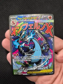 POKEMON TCG MEGA CHARIZARD X EX 023 BLACK STAR PROMO PERFECT CONDITION 10/10 - Image 2