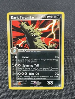Pokemon TCG Dark Tyranitar 19/109 2004 Team Rocket Returns Regular NM - Image 1