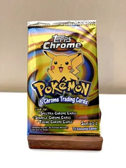 Pokemon 2000 Topps Chrome Booster Pack Sealed - Image 1