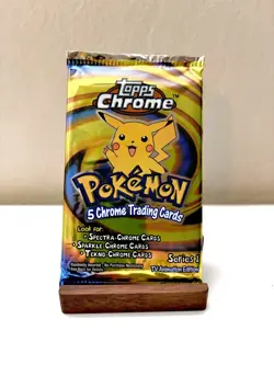 Pokemon 2000 Topps Chrome Booster Pack Sealed - Image 3