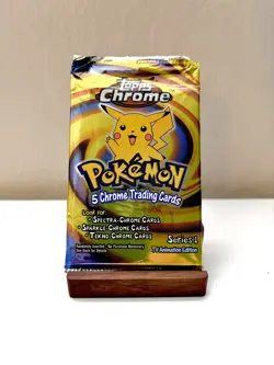 Pokemon 2000 Topps Chrome Booster Pack Sealed - Image 5