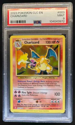 2023 Pokemon Classic Collection Charizard & Ho Oh ex Deck Holo #003/034 PSA 9 - Image 1