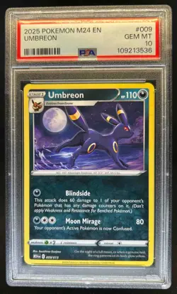 2025 Pokemon McDonald's Dragon Discovery Umbreon #009/015 PSA 10 Gem Mint - Image 1