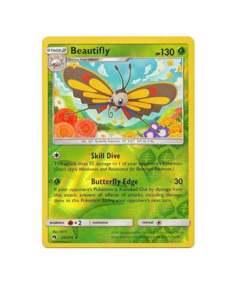 Pokemon - Beautifly - 26/214 - Rare - Reverse Holo - Lost Thunder - NM/M - Image 1