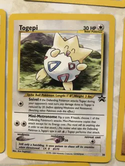 Pokemon TOGEPI #30 - NON-HOLO BLACK STAR PROMO - (NM) never played - Image 1