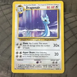 Pokemon TCG Base Set Dragonair 18/102 Rare NM Vintage WOTC - Image 1