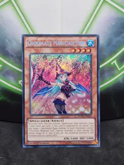 Yugioh Chocolate Magician Girl MVP1-ENS52 Secret Rare 1st Edition NM - Image 1