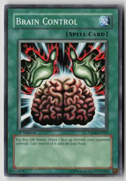 Yugioh Brain Control YSDJ-EN030 1st Edition Common NM - Image 1