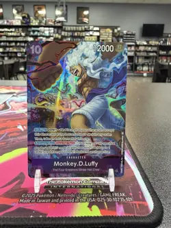 One Piece TCG Monkey.D.Luffy English Edition OP05-119 2nd Anniversary - Image 1